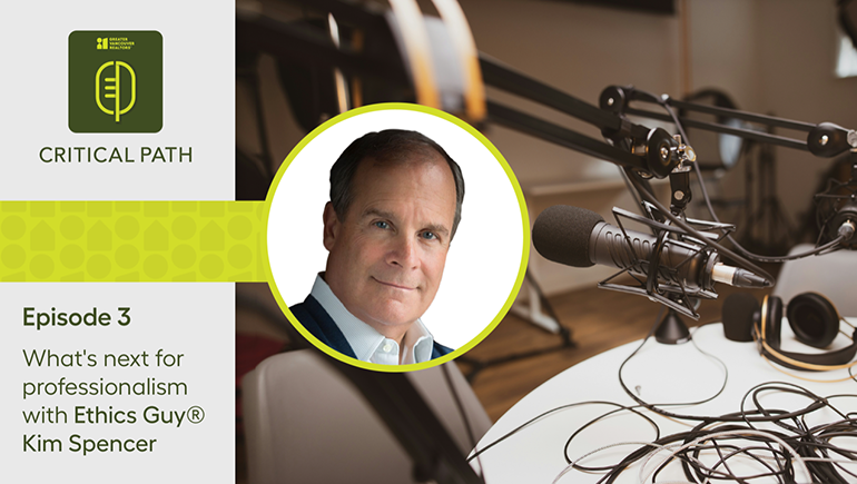 The Critical Path podcast – What's next for professionalism with Ethics Guy® Kim Spencer