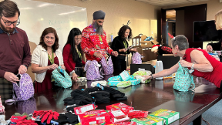 GVR team helped make the season brighter for local families in need